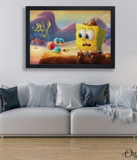 SpongeBob SquarePants And Gary | Cartoon Poster Wall Art