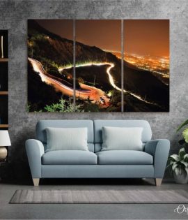 Margalla Hills Light Trails Lanscape Wall Art