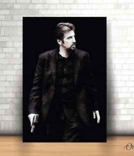 al pacino in black suit celebrity poster wall art