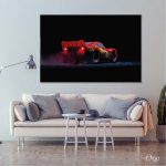 lightning McQueen in the spotlight cars movie poster wall art