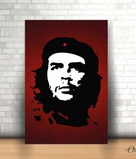 che guevara faded art public figure wall art