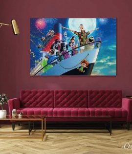 hotel Transylvania on a cruise cartoon wall art