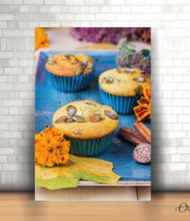 artistic cupcakes food poster wall art