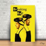 walt and jesse breaking bad artwork tv series poster wall art