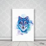 wild and free wolf art animal wall art