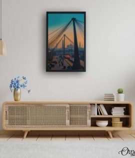 Sunset View Of Azaadi Chowk (Single Panel) | Architecture Wall Art