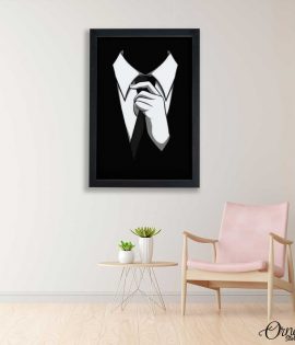 The B&W Suit (Single Panel) | Poster Wall Art