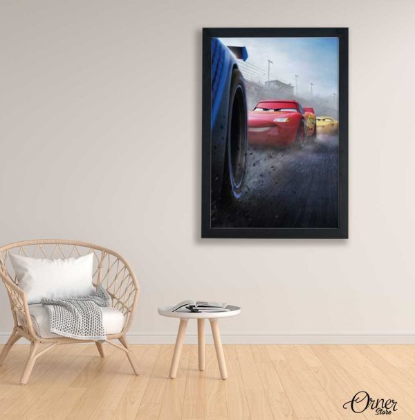 Cars 3 Movie Poster | Cartoon Poster Wall Art