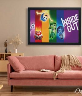 Inside Out Colorful Movie Poster | Movie Poster Wall Art