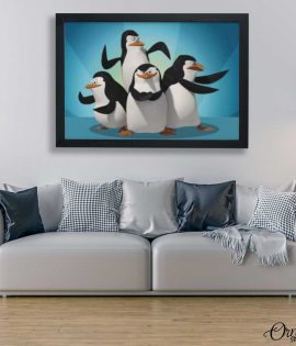 Penguins Of Madagascar | Cartoon Poster Wall Art