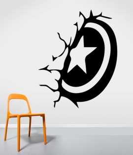 Captain America Shield Wall Decal