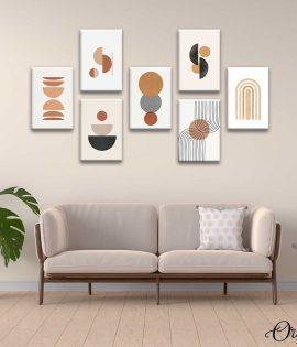 Modern Vector Art | Set of 7 | Complete Wall Setup